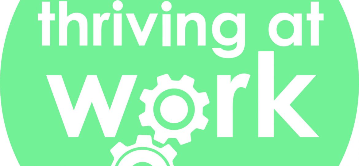 Thriving at Work logo July 2019 - green
