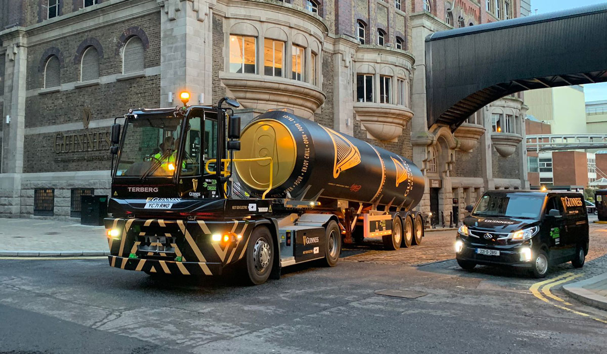 Terberg yard tractor facilitating loading