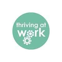 Thriving at Work logo July 2019 - green small